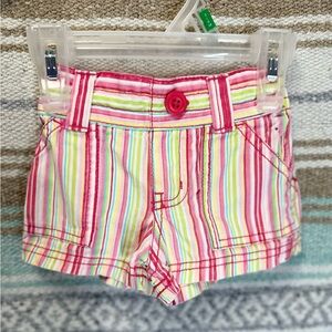 Baby Girls Stripped Shorts